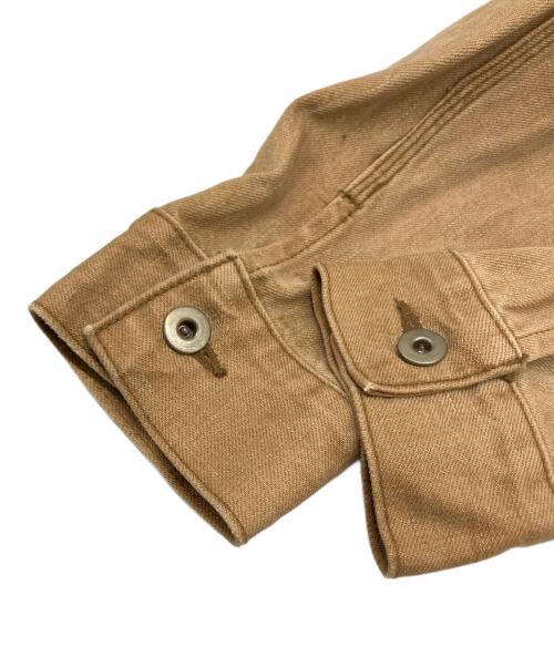 UNITED ARROWS（ユナイテッドアローズ）UNITED ARROWS (ユナイテッドアローズ) DISTRESSED DENIM JACKET ブラウン サイズ:Lの古着・服飾アイテム