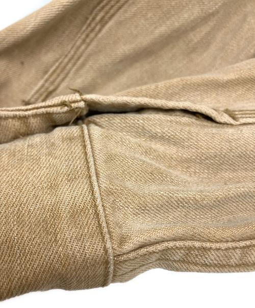 UNITED ARROWS（ユナイテッドアローズ）UNITED ARROWS (ユナイテッドアローズ) DISTRESSED DENIM JACKET ブラウン サイズ:Lの古着・服飾アイテム