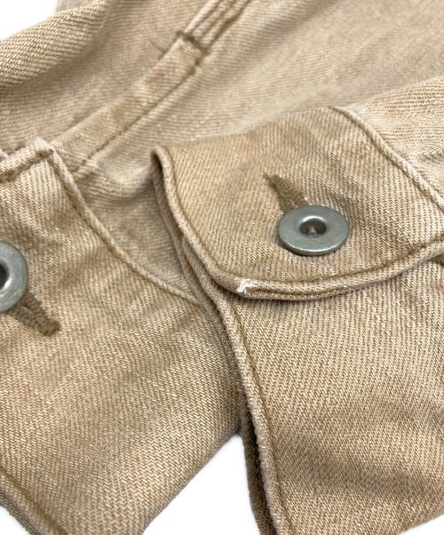 UNITED ARROWS（ユナイテッドアローズ）UNITED ARROWS (ユナイテッドアローズ) DISTRESSED DENIM JACKET ブラウン サイズ:Lの古着・服飾アイテム