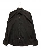 GUCCIグッチ）の古着「ドレスシャツ」｜ブラック