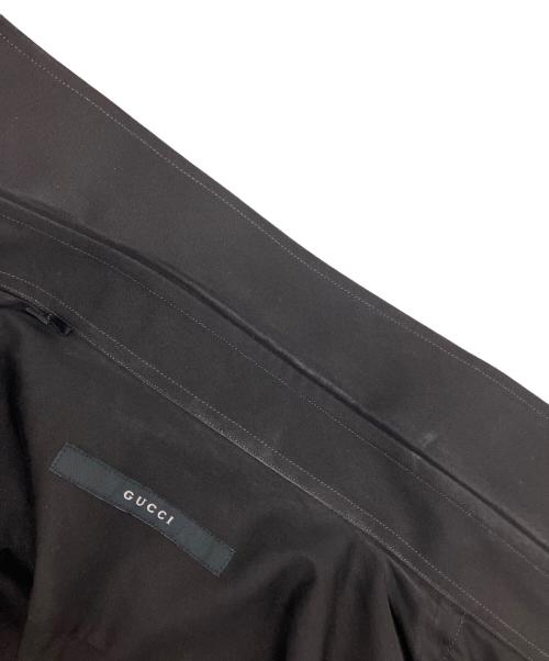 GUCCI（グッチ）GUCCI (グッチ) ドレスシャツ ブラック サイズ:39/15 1/2の古着・服飾アイテム
