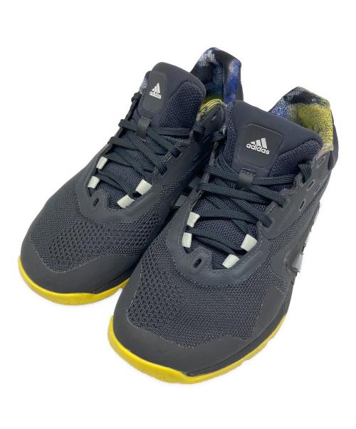 adidas（アディダス）adidas (アディダス) トレーニングシューズ ブラック×イエロー サイズ:US 7の古着・服飾アイテム