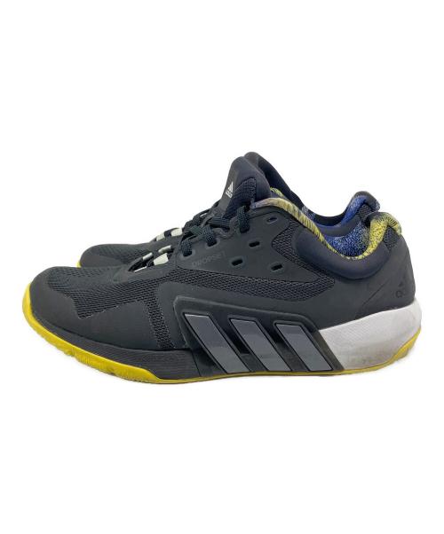 adidas（アディダス）adidas (アディダス) トレーニングシューズ ブラック×イエロー サイズ:US 7の古着・服飾アイテム