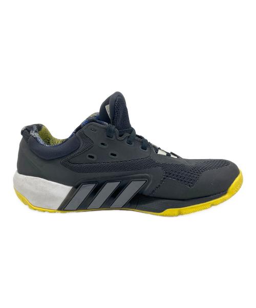 adidas（アディダス）adidas (アディダス) トレーニングシューズ ブラック×イエロー サイズ:US 7の古着・服飾アイテム