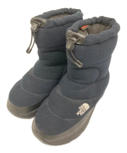THE NORTH FACE（ザ ノース フェイス）THE NORTH FACE (ザ ノース フェイス) Nuptse Bootie（ヌプシ ブーティ ブーツ） ネイビー サイズ:US 9の古着・服飾アイテム