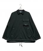 NEW BALANCEニューバランス）の古着「JERSEY DENIM JACKET（ジャージーデニムジャケット）」｜ブラック