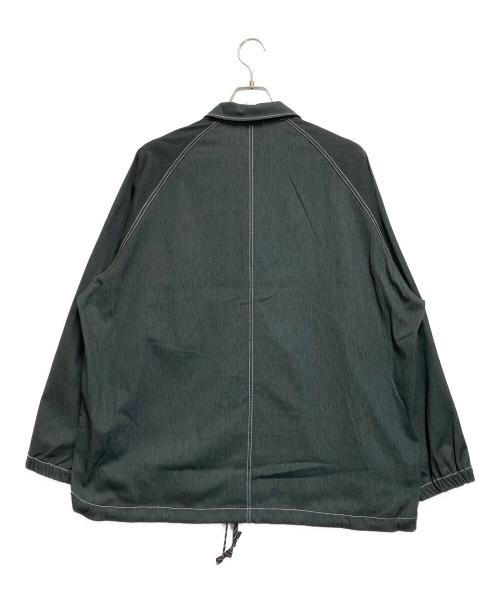 NEW BALANCE（ニューバランス）NEW BALANCE (ニューバランス) JERSEY DENIM JACKET（ジャージーデニムジャケット） ブラック サイズ:Mの古着・服飾アイテム