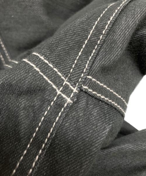 NEW BALANCE（ニューバランス）NEW BALANCE (ニューバランス) JERSEY DENIM JACKET（ジャージーデニムジャケット） ブラック サイズ:Mの古着・服飾アイテム