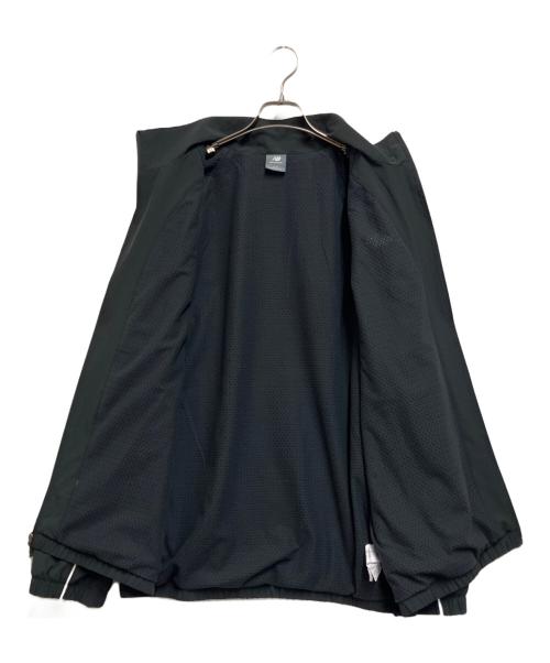 NEW BALANCE（ニューバランス）NEW BALANCE (ニューバランス) ウーブントラックジャケット ブラック×ホワイト サイズ:Lの古着・服飾アイテム