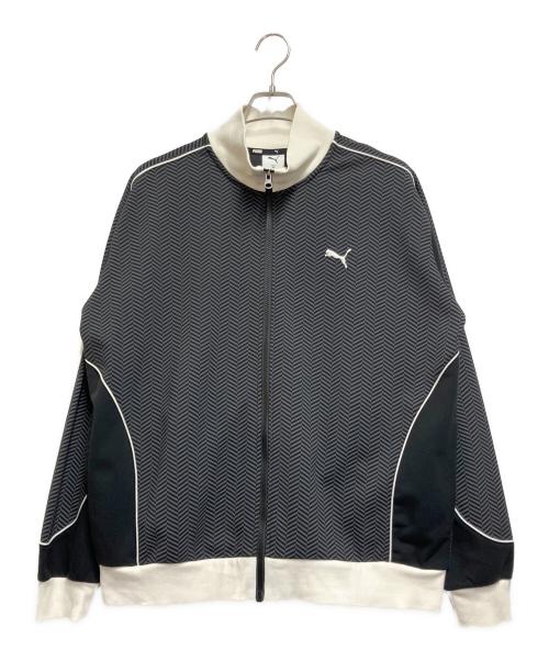 PUMA（プーマ）PUMA (プーマ) CORE HERITAGE トラック ジャケット ブラック×ホワイト サイズ:XXLの古着・服飾アイテム