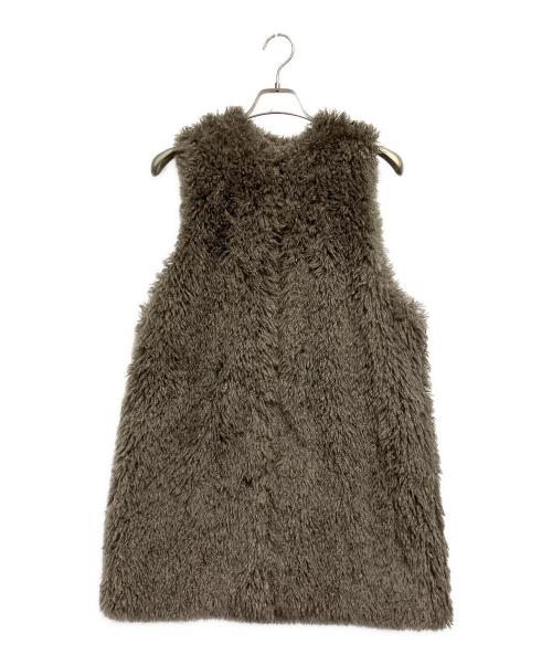 JOURNAL STANDARD（ジャーナルスタンダード）JOURNAL STANDARD (ジャーナルスタンダード) エコファーベスト ブラウン サイズ:不明の古着・服飾アイテム