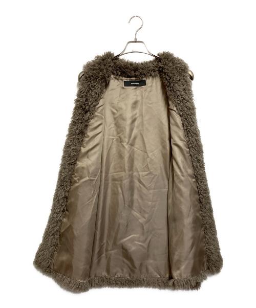 JOURNAL STANDARD（ジャーナルスタンダード）JOURNAL STANDARD (ジャーナルスタンダード) エコファーベスト ブラウン サイズ:不明の古着・服飾アイテム