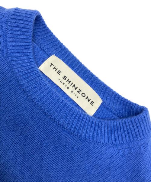 THE SHINZONE（ザ シンゾーン）THE SHINZONE (ザ シンゾーン) BIG KNIT PULLOVER ブルー サイズ:FREEの古着・服飾アイテム