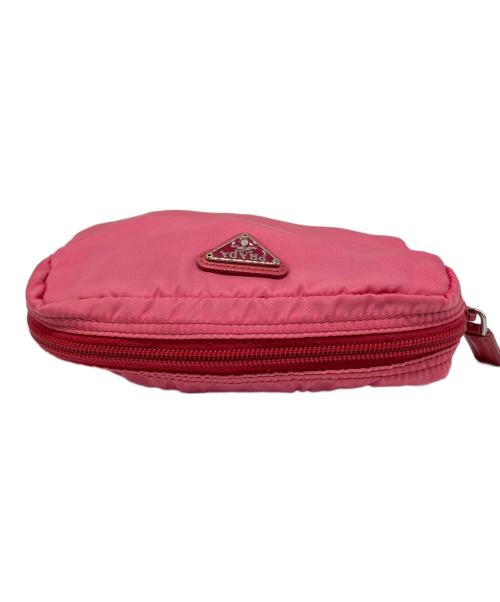 PRADA（プラダ）PRADA (プラダ) ハンドポーチ ピンクの古着・服飾アイテム