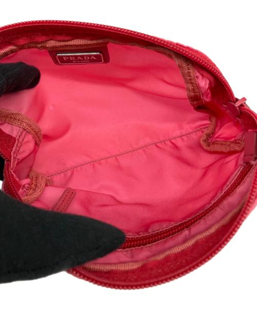 PRADA（プラダ）PRADA (プラダ) ハンドポーチ ピンクの古着・服飾アイテム
