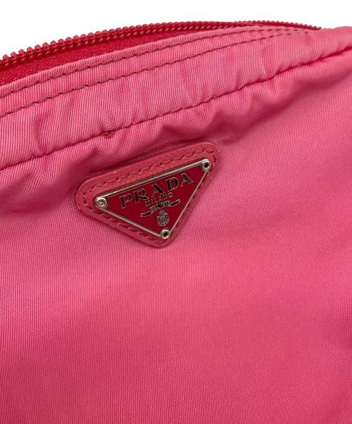 PRADA（プラダ）PRADA (プラダ) ハンドポーチ ピンクの古着・服飾アイテム