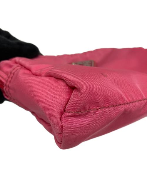 PRADA（プラダ）PRADA (プラダ) ハンドポーチ ピンクの古着・服飾アイテム