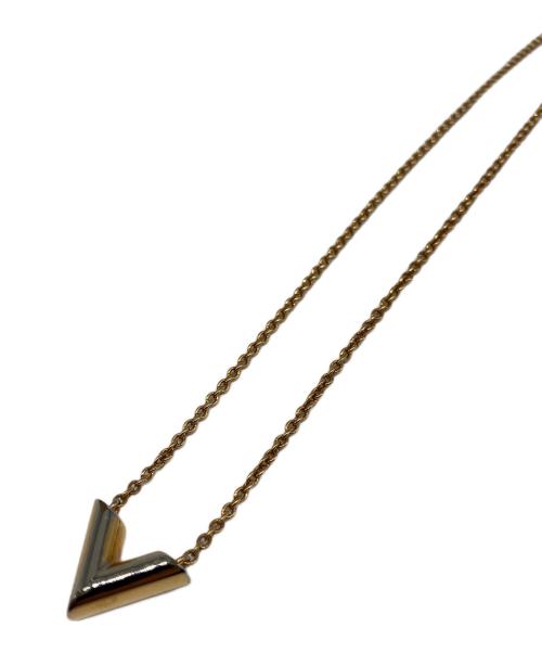 LOUIS VUITTON（ルイ ヴィトン）LOUIS VUITTON (ルイ ヴィトン) コリエ エセンシャル V ゴールドの古着・服飾アイテム