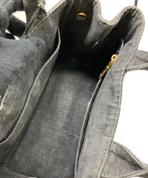 PRADA（プラダ）PRADA (プラダ) デニムハンドバッグ グレーの古着・服飾アイテム