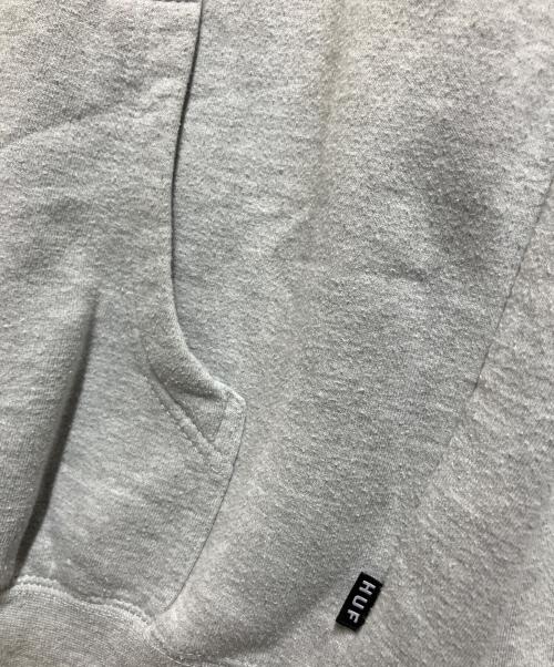 HUF（ハフ）HUF (ハフ) PURPLE BUDDY OPPOSITE OF LOW P/O HOODIE ライトグレー サイズ:Sの古着・服飾アイテム