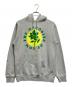HUF（ハフ）の古着「PURPLE BUDDY OPPOSITE OF LOW P/O HOODIE」｜ライトグレー