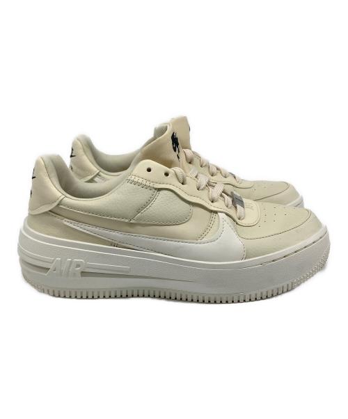 NIKE（ナイキ）NIKE (ナイキ) AIR FORCE 1 PLT.AF.ORM（エアフォース 1 プラットフォーム） アイボリー サイズ:US 7.5の古着・服飾アイテム