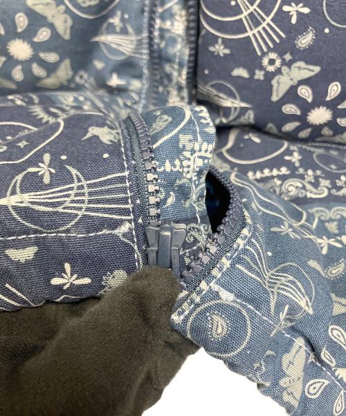 LEVI'S（リーバイス）LEVI'S (リーバイス) ダウンジャケット ブルー×ホワイト サイズ:Mの古着・服飾アイテム
