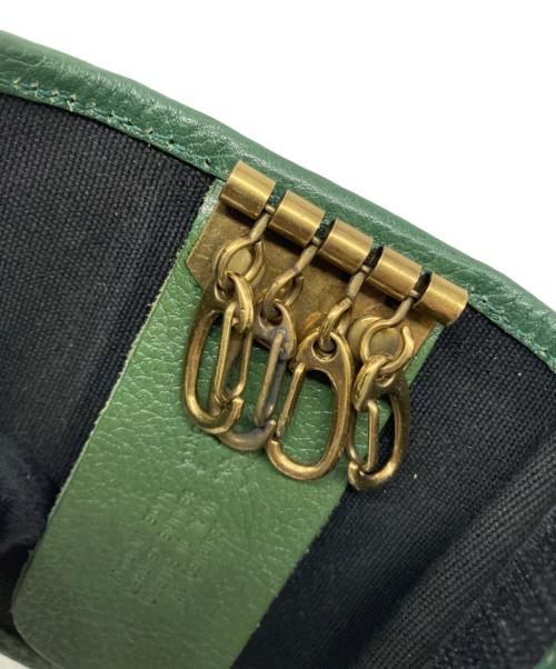 IL BISONTE（イル ビゾンテ）IL BISONTE (イル ビゾンテ) 4連キーケース グリーンの古着・服飾アイテム