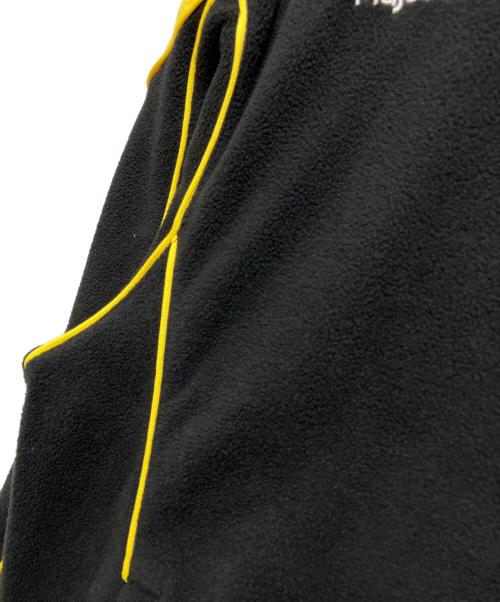 Majestic（マジェスティック）Majestic (マジェスティック) 福岡ソフトバンクホークス (フクオカソフトバンクホークス) ハーフジップフリースウェア ブラック×イエロー サイズ:Lの古着・服飾アイテム