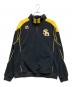 Majestic（マジェスティック）の古着「ハーフジップフリースウェア」｜ブラック×イエロー