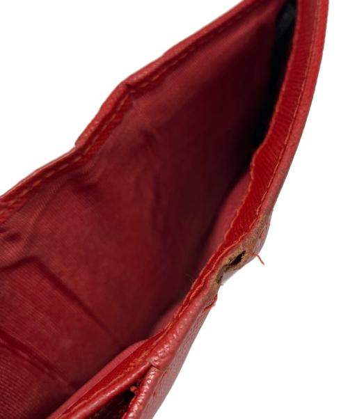 PRADA（プラダ）PRADA (プラダ) 3つ折り財布 レッドの古着・服飾アイテム