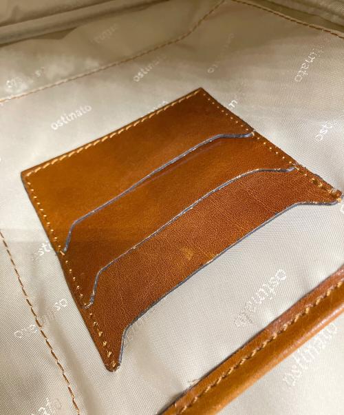 Ostinato（オスティナート）ostinato (オスティナート) 2WAYレザーブリーフケース ブラウンの古着・服飾アイテム