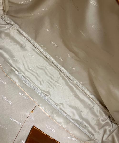 Ostinato（オスティナート）ostinato (オスティナート) 2WAYレザーブリーフケース ブラウンの古着・服飾アイテム