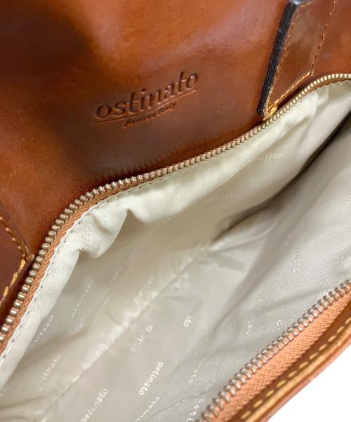 Ostinato（オスティナート）ostinato (オスティナート) 2WAYレザーブリーフケース ブラウンの古着・服飾アイテム