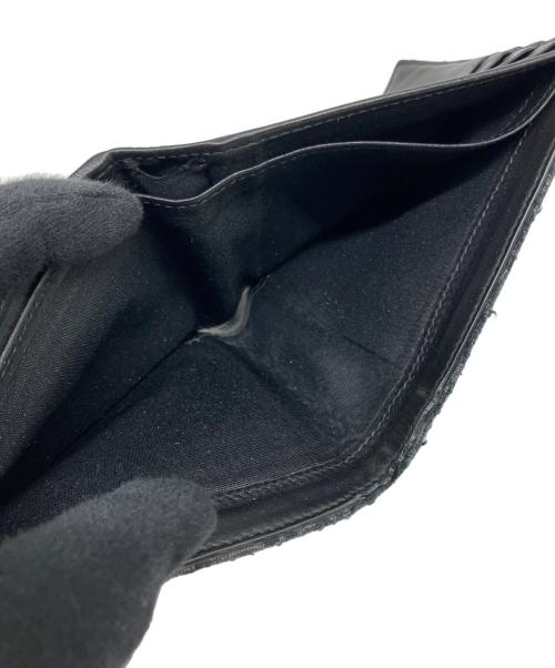 Dior（ディオール）DIOR (ディオール) 2つ折り財布 ブラック×グレーの古着・服飾アイテム