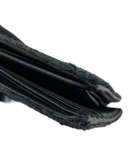 Dior（ディオール）DIOR (ディオール) 2つ折り財布 ブラック×グレーの古着・服飾アイテム