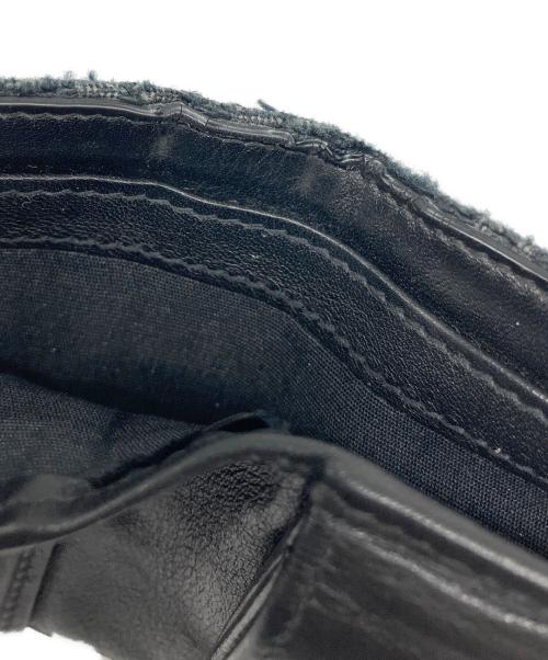 Dior（ディオール）DIOR (ディオール) 2つ折り財布 ブラック×グレーの古着・服飾アイテム