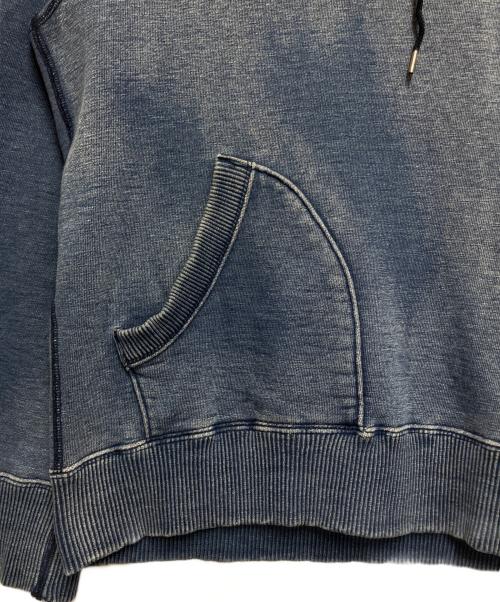 BLUE BLUE（ブルーブルー）BLUE BLUE (ブルーブルー) インディゴ染めプルオーバーパーカー ブルー サイズ:1の古着・服飾アイテム
