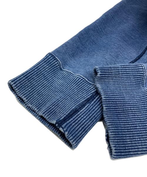 BLUE BLUE（ブルーブルー）BLUE BLUE (ブルーブルー) インディゴ染めプルオーバーパーカー ブルー サイズ:1の古着・服飾アイテム