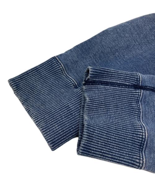 BLUE BLUE（ブルーブルー）BLUE BLUE (ブルーブルー) インディゴ染めプルオーバーパーカー ブルー サイズ:1の古着・服飾アイテム