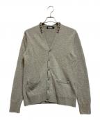 Hysteric Glamourヒステリックグラマー）の古着「ピラミッドスタッズウールニットカーディガン」｜ライトグレー