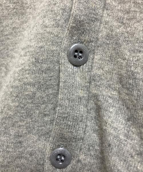 Hysteric Glamour（ヒステリックグラマー）Hysteric Glamour (ヒステリックグラマー) ピラミッドスタッズウールニットカーディガン ライトグレー サイズ:Mの古着・服飾アイテム
