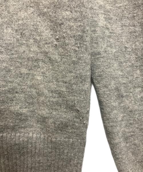 Hysteric Glamour（ヒステリックグラマー）Hysteric Glamour (ヒステリックグラマー) ピラミッドスタッズウールニットカーディガン ライトグレー サイズ:Mの古着・服飾アイテム