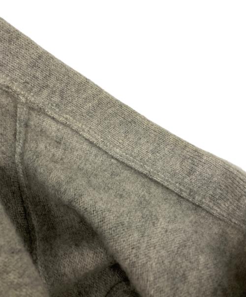 Hysteric Glamour（ヒステリックグラマー）Hysteric Glamour (ヒステリックグラマー) ピラミッドスタッズウールニットカーディガン ライトグレー サイズ:Mの古着・服飾アイテム