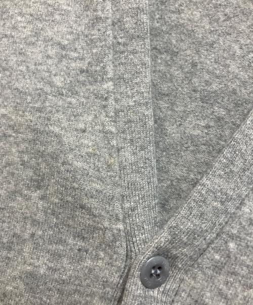 Hysteric Glamour（ヒステリックグラマー）Hysteric Glamour (ヒステリックグラマー) ピラミッドスタッズウールニットカーディガン ライトグレー サイズ:Mの古着・服飾アイテム