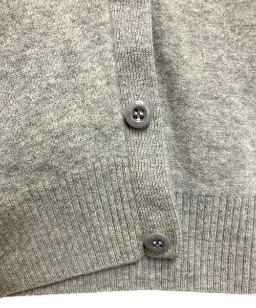 Hysteric Glamour（ヒステリックグラマー）Hysteric Glamour (ヒステリックグラマー) ピラミッドスタッズウールニットカーディガン ライトグレー サイズ:Mの古着・服飾アイテム