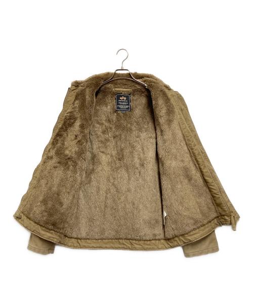 ALPHA（アルファ）ALPHA (アルファ) デッキジャケット ベージュ サイズ:XLの古着・服飾アイテム