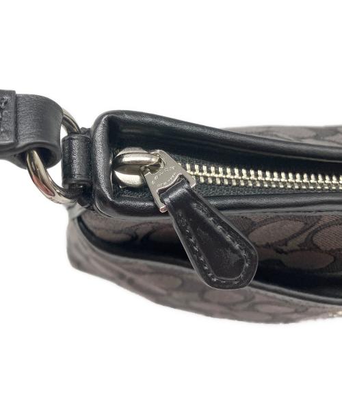 COACH（コーチ）COACH (コーチ) ショルダーバッグ ブラック×グレーの古着・服飾アイテム