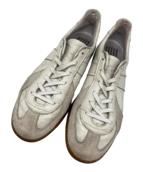 reproduction of found（リプロダクションオブファウンド）reproduction of found (リプロダクションオブファウンド) UR GERMAN TRAINER (ユーアール ジャーマントレーナー) ジャーマントレーナー ホワイト×ライトグレー サイズ:41の古着・服飾アイテム