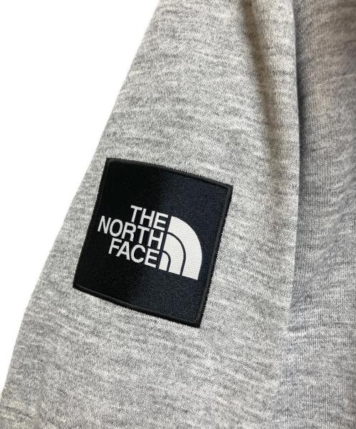THE NORTH FACE（ザ ノース フェイス）THE NORTH FACE (ザ ノース フェイス) Square Logo FullZip（スクエアロゴフルジップ） ライトグレー サイズ:XXLの古着・服飾アイテム